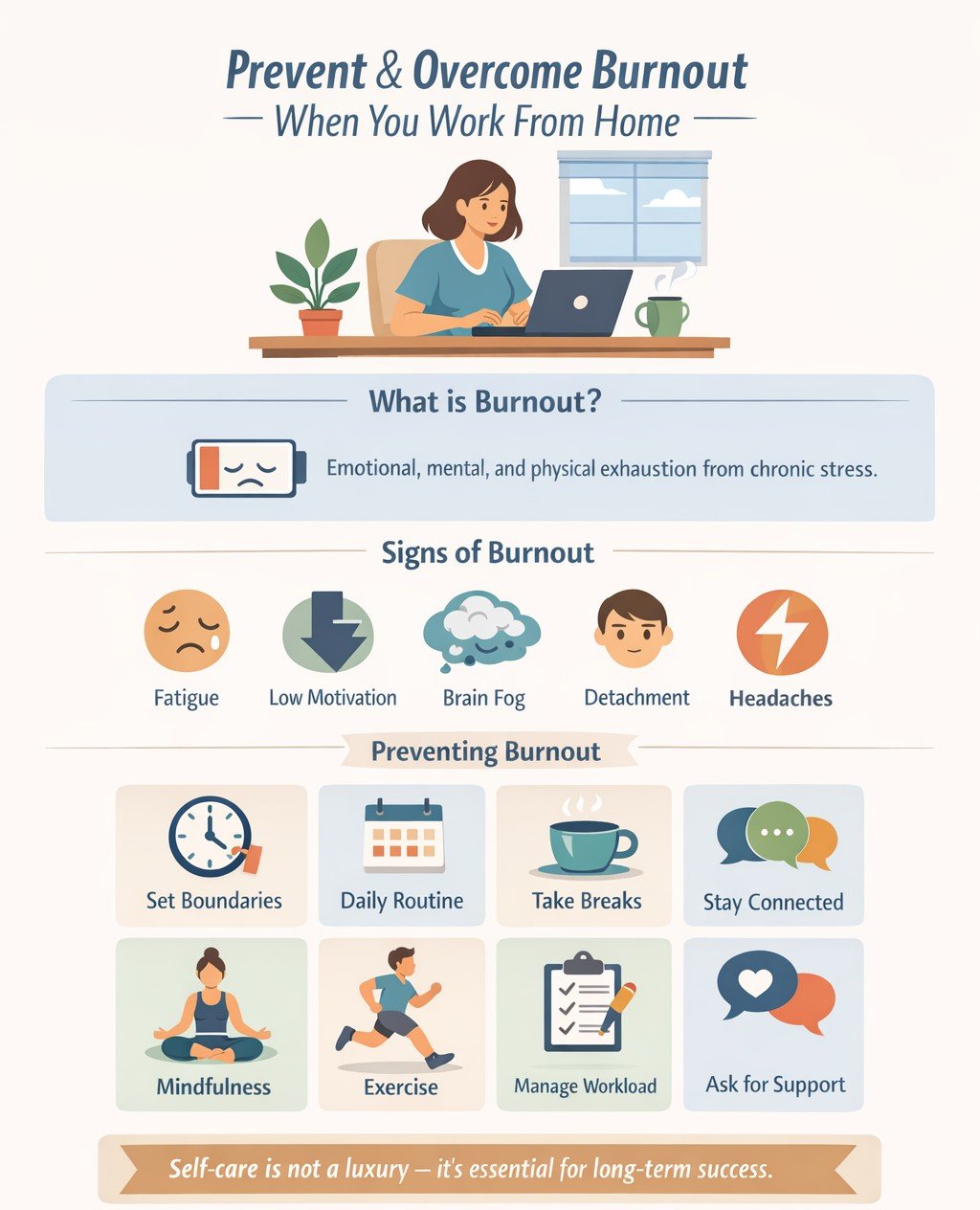 How To Avoid Burnout When You Work from Home