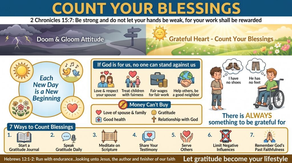 Count your blessings

