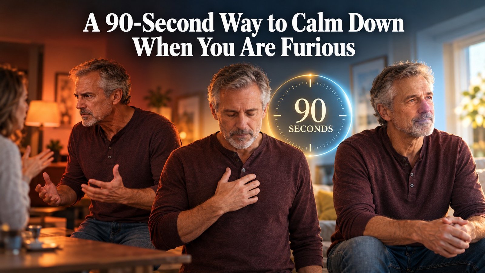90-Second Way to calm down when furious