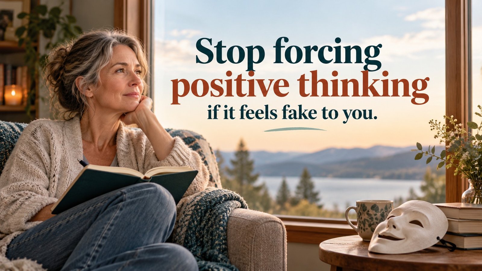 Stop forcing positive thinking if it feels fake
